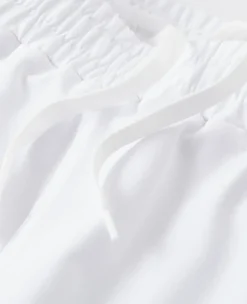 Wimbledon Womens Layered Shorts - White & Navy-Women Trousers & Shorts|Trousers & Shorts