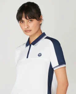 Wimbledon Womens Panel Polo - Multi-Women Tops & T-Shirts|Tops & T-Shirts