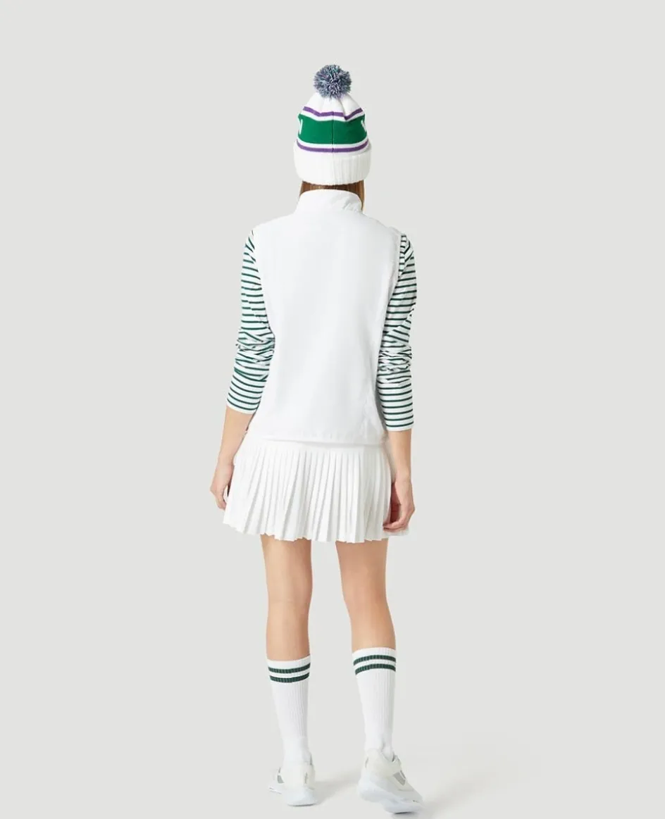 Wimbledon Womens Performance Lightweight Gilet - White-Women Jackets & Coats