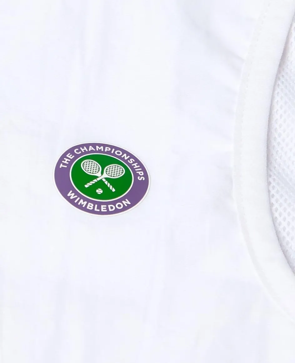 Wimbledon Womens Performance Lightweight Gilet - White-Women Jackets & Coats