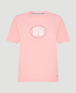 Wimbledon Women's 2023 Roundel T-Shirt - Pink-Women Tops & T-Shirts