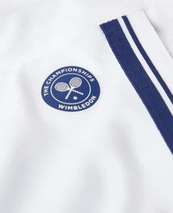 Wimbledon Womens Skort - White & Navy-Women Dresses & Skorts|Dresses & Skirts