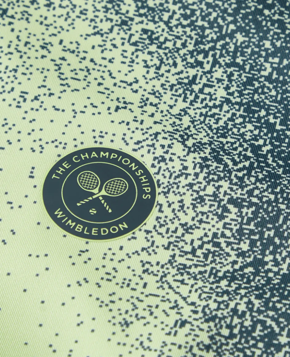 Wimbledon Womens Spray Performance T-Shirt - Lime-Women Tops & T-Shirts|Tops & T-Shirts