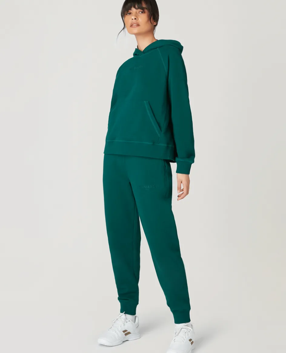 Wimbledon Womens 1877 Sweatpants - Green-Women Trousers & Shorts