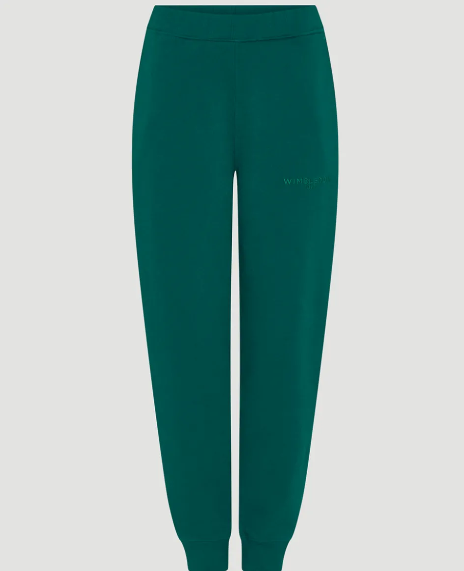 Wimbledon Womens 1877 Sweatpants - Green-Women Trousers & Shorts