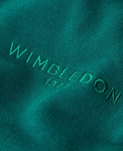 Wimbledon Womens 1877 Sweatpants - Green-Women Trousers & Shorts